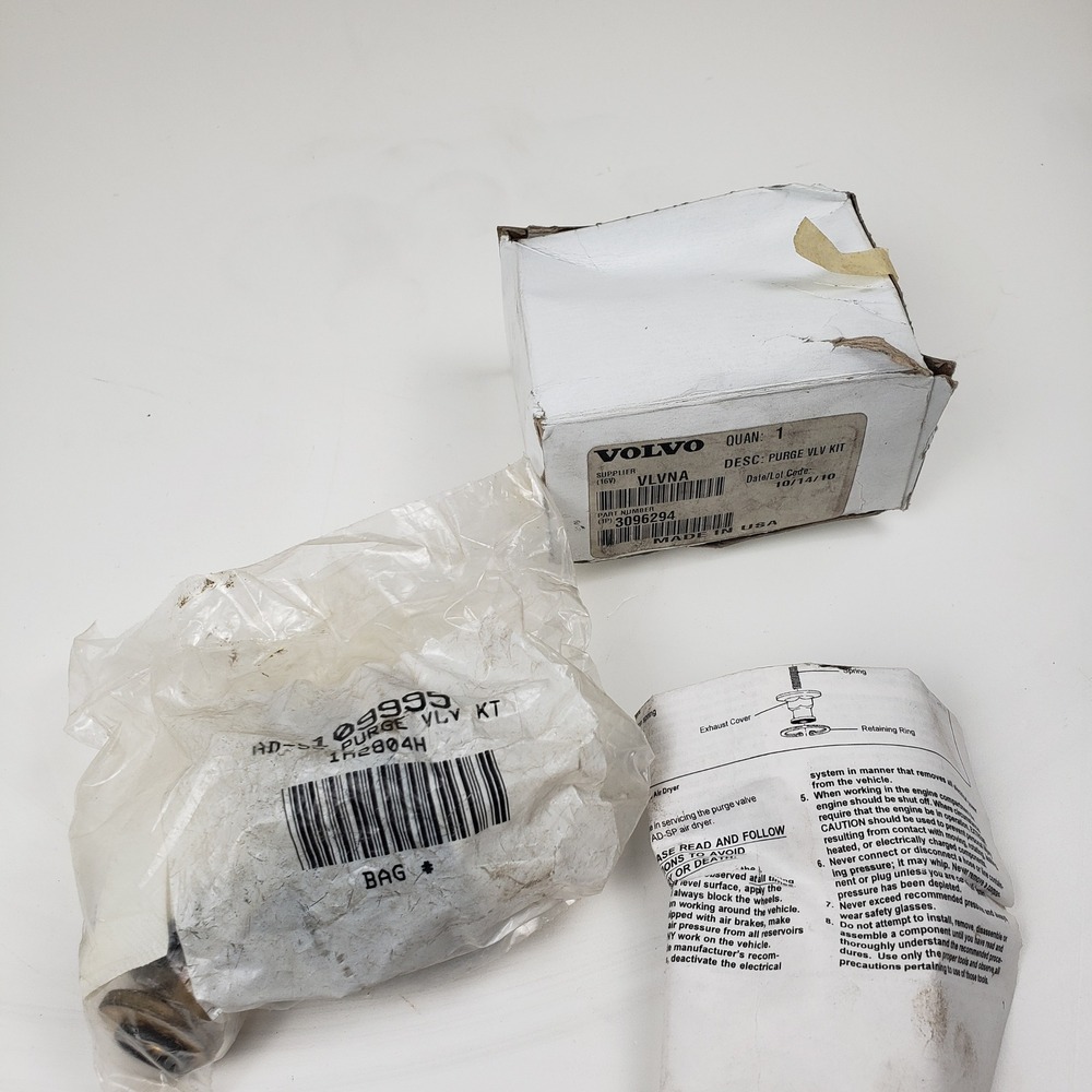 Volvo 3096294 Purge Valve‎ Kit AD-SP 109995 Air Dryer Service Kit OEM NEW